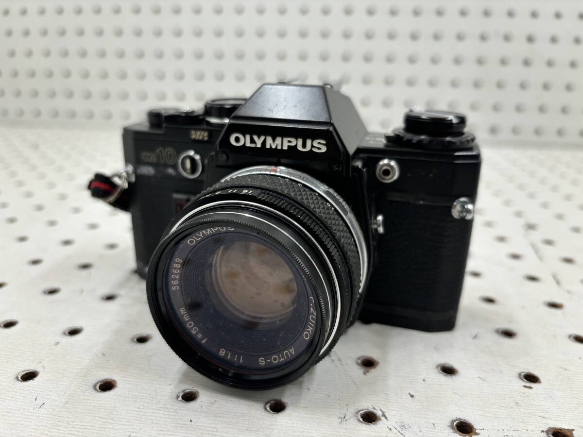 【T】A3◆OLYMPUS オリンパス OM10 ブラック 一眼レフ フィルムカメラ ※ノーメンテにつきジャンク_画像1