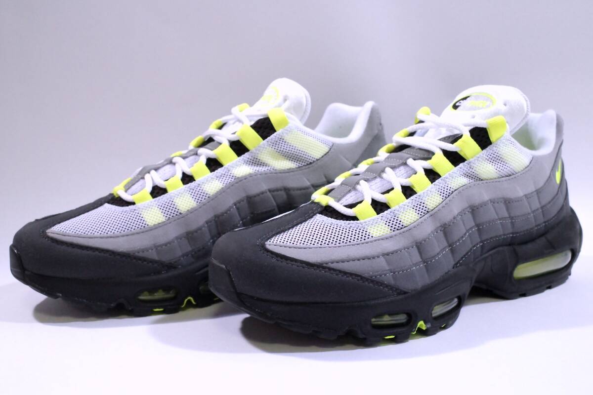  genuine article /2020 year NIKE AIR MAX95 OG rare US8.5/26.5cm yellow glate new goods unused original complete reprint / last model jordan1 retro dunk sb