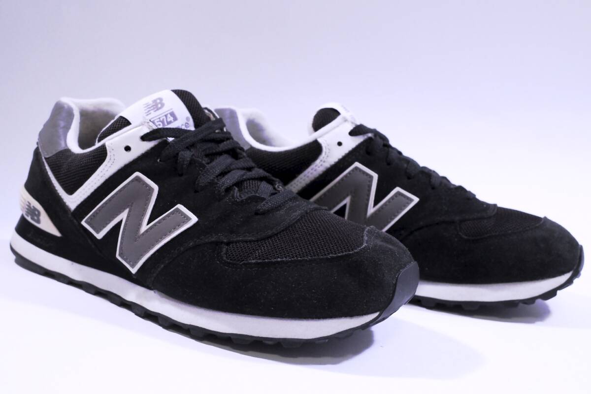  подлинный товар /New balance M574SKW US9/27cm прекрасный товар 1 номер популярный черный /BLACK/ чёрный ценный . немедленно полная распродажа размер 576/996/1300