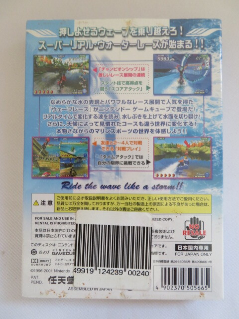 NINTENDO GAMECUBE WAVERACE BLUESTORM ウェーブレース ブルーストームの画像2