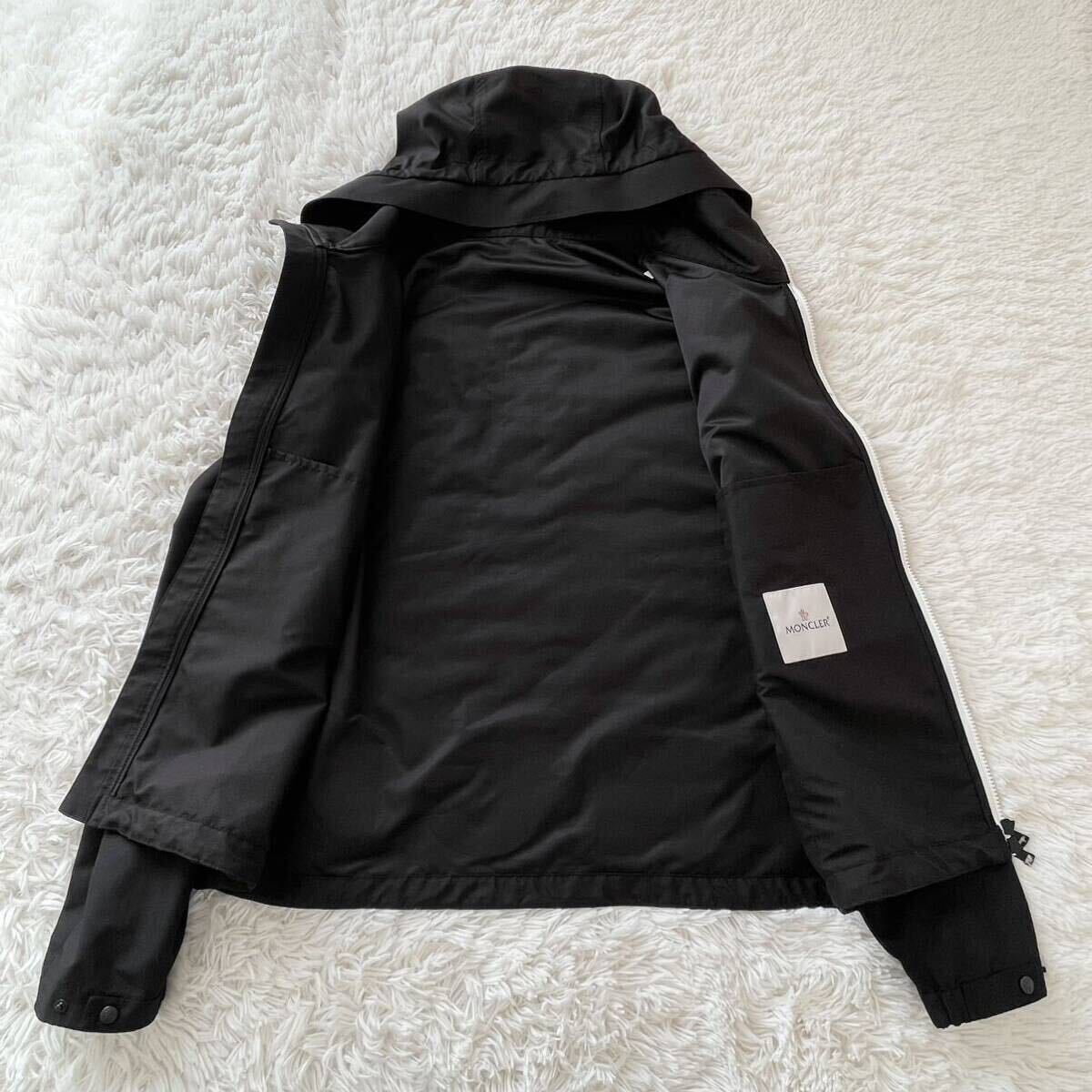 希少 XL MONCLER モンクレール ナイロン ダブルジップアップパーカー ナイロンジャケット ブラック 黒 MYTHOS JACKET ミトス ビッグロゴ 3の画像5