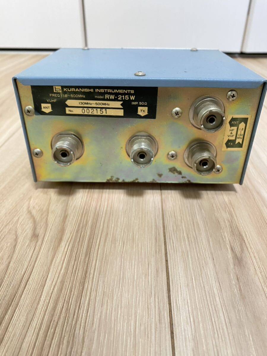 【KURANISHI】SWR&WATTMETER RW-215Wの画像2