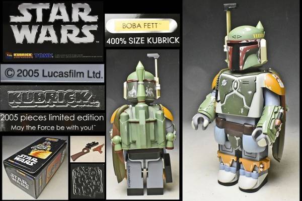 [boba*feto] 400% Kubrick 2005 Pieces limited edition KUBRICK MEDICOM TOY Star uo-z George * Lucas 