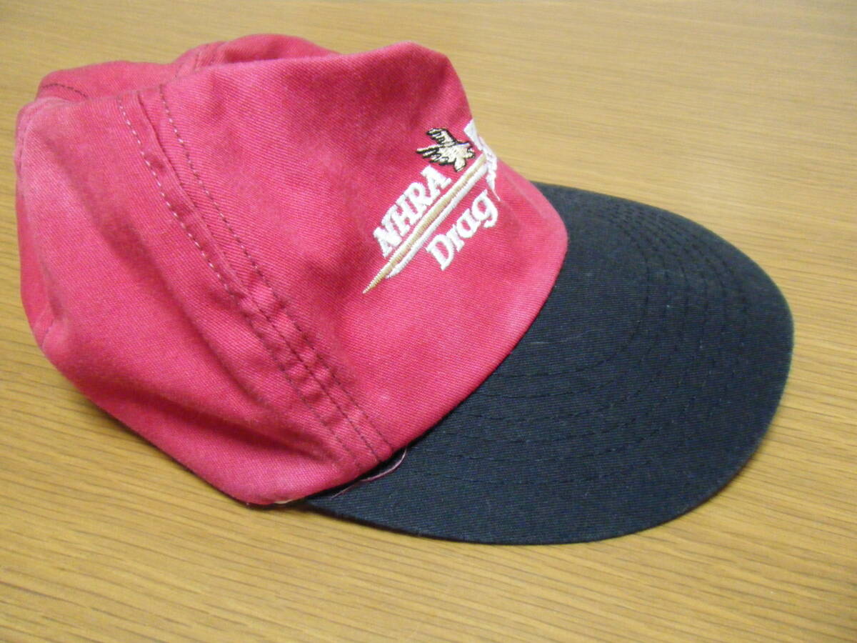 !NHRA Winston drug race hat ( cap )!HOTROD moon I zMOONEYES that time thing old clothes Tokoro George Setagaya base 