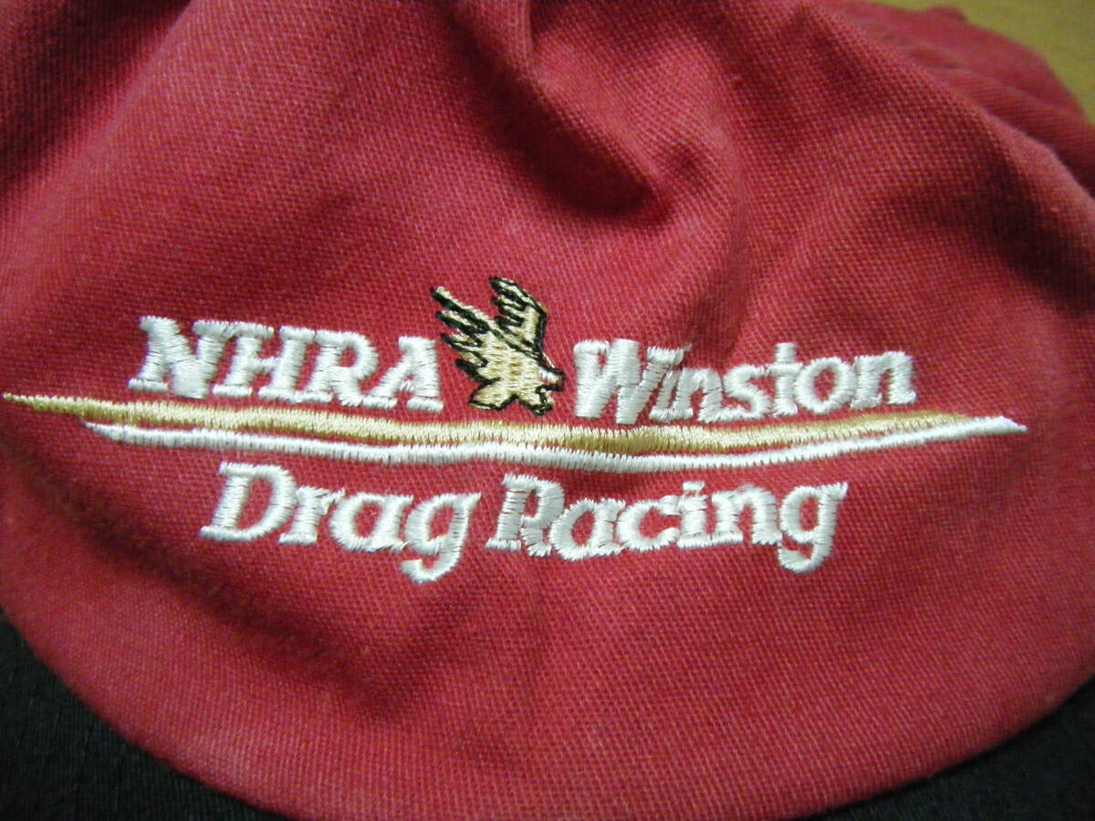 !NHRA Winston drug race hat ( cap )!HOTROD moon I zMOONEYES that time thing old clothes Tokoro George Setagaya base 