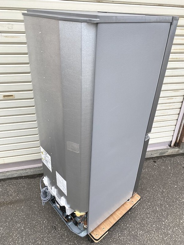  Sapporo limitation #AQUA aqua 126L 2 door freezing refrigerator AQR-13G(S) brush silver 2018 year made right opening 