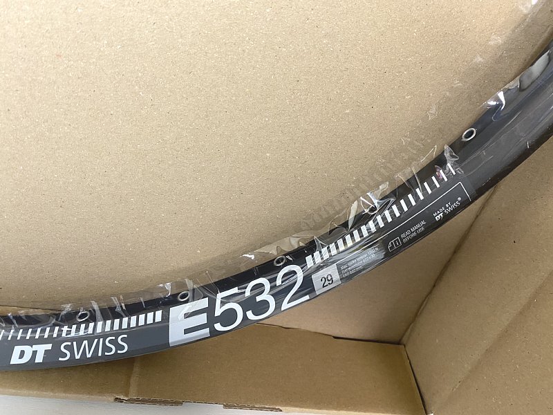 メーカー直売所 Dt 2本セット 送料無料 Swiss エンデューロリム Disc 532 E リム リム、スポーク