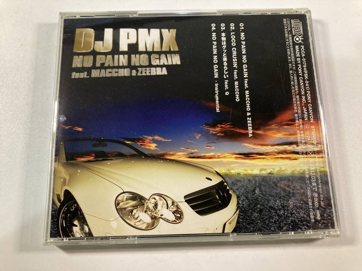 【1】9505◆DJ PMX／NO PAIN NO GAIN feat. MACCHO & ZEEBRA◆帯付き◆の画像2