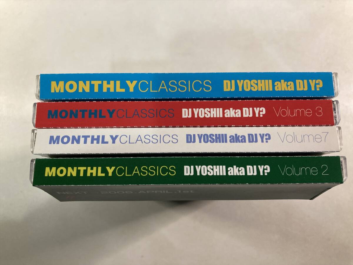 W8560 DJ YOSHI aka DJ Y? MONTHLY CLASSICS MIX CD 帯付き 4枚セット