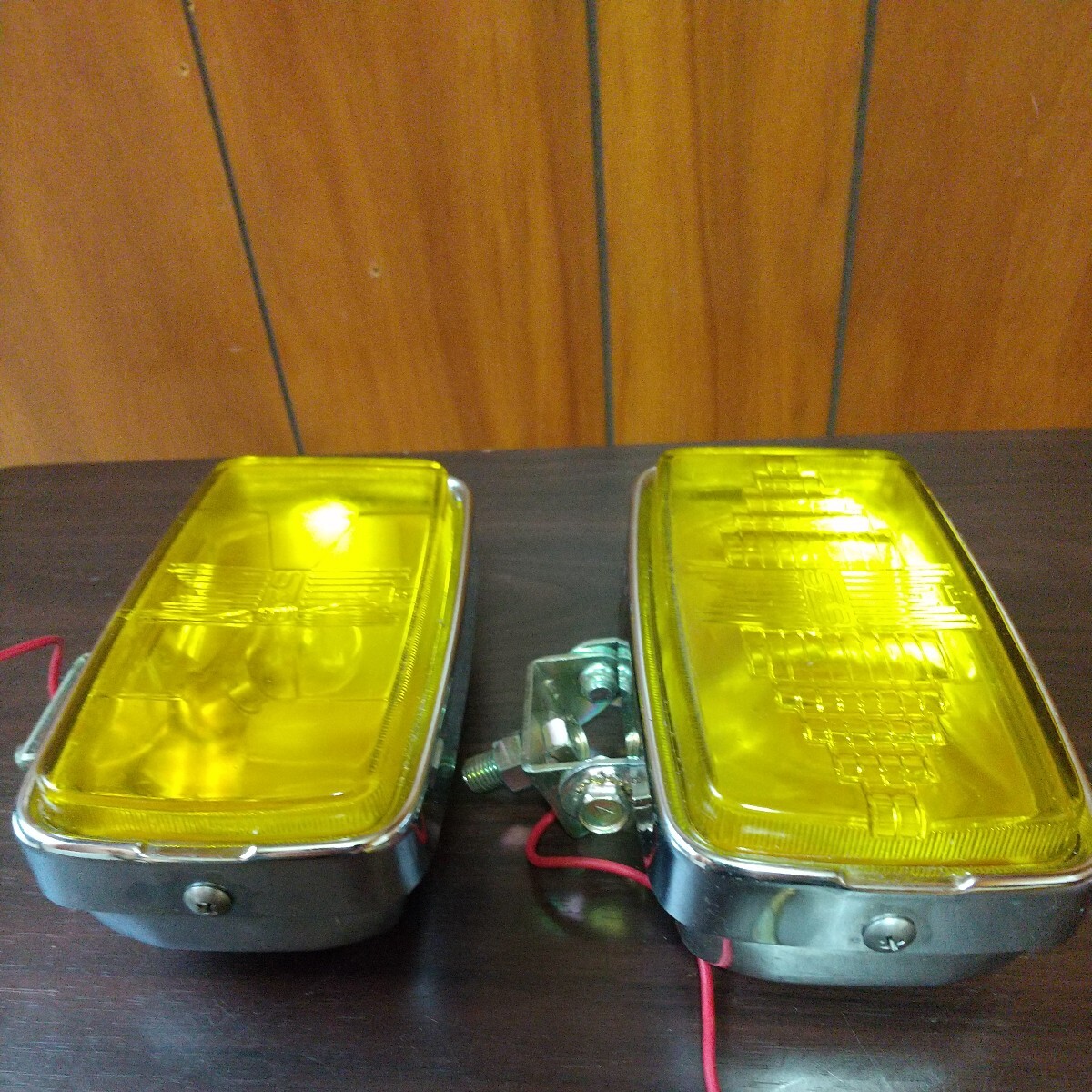  foglamp, left right set, foglamp with cover ( old car, that time thing, secondhand goods )