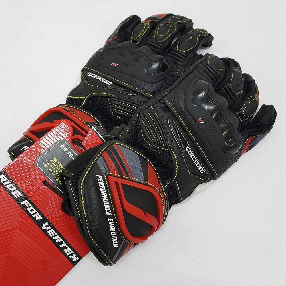 《未使用》FLAGSHIP フラッグシップ Vanquish Glove FG-S206 サイズM バイク グローブ ブラック《生活・80サイズ・福山店》O039_画像1