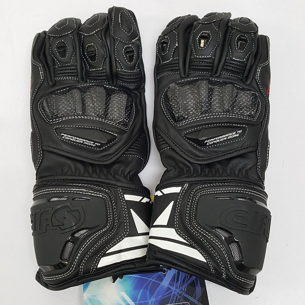 《未使用》elf エルフ EG-A504 High Comp Glove ハイコンプグローブ サイズ LL バイク グローブ《生活・80サイズ・福山店》O041の画像2