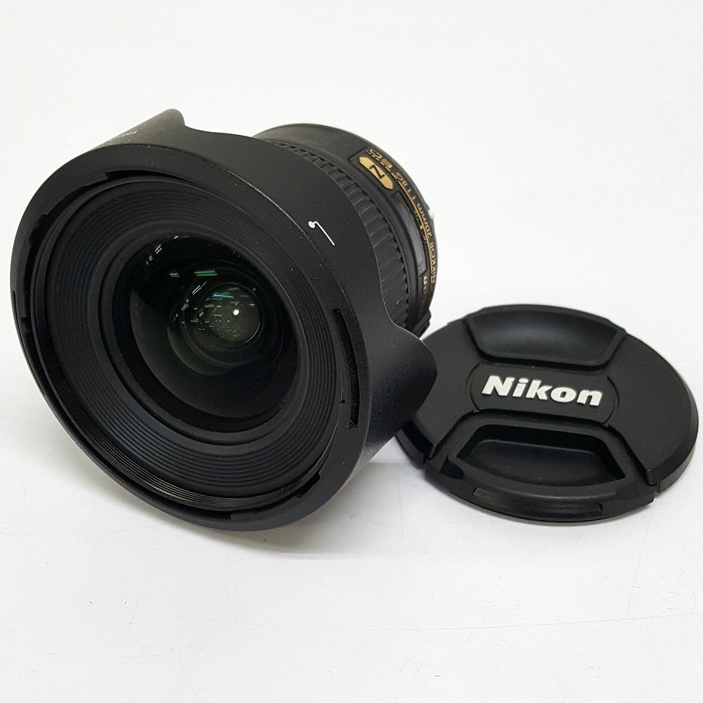 《ジャンク》Nikon 単焦点レンズ AF-S NIKKOR 20mm f/1.8G ED《家電・60サイズ・福山店》O097_画像1