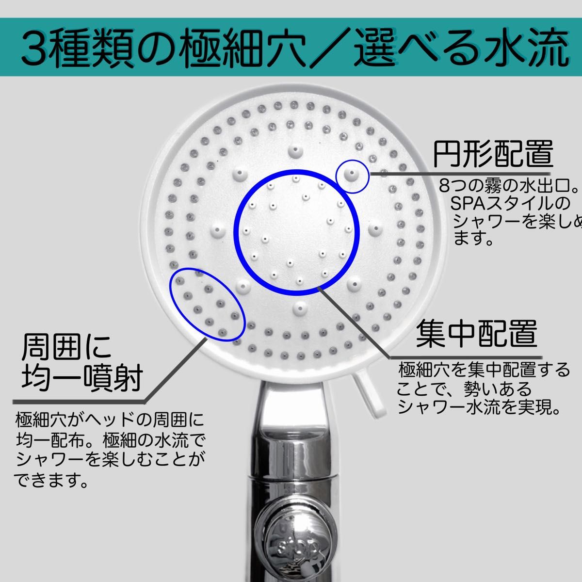 シャワーヘッド ナノバブル 節水 マイクロバブル アダプター ウルトラ ミスト