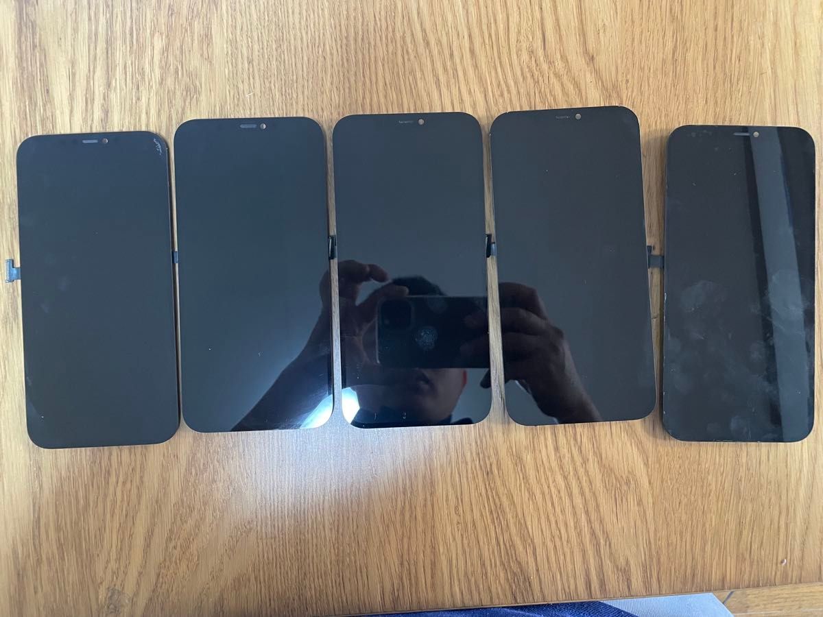 iPhone 12 Pro Max  純正再生品」 OLED フロント パネル 画面 液晶 修理 交換 、ジャンク　5枚