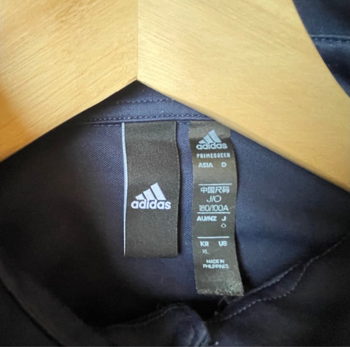 アディダス（adidas）メンズ　ポロシャツ半袖　XL 速乾 ゴルフウェア ネイビー　速乾