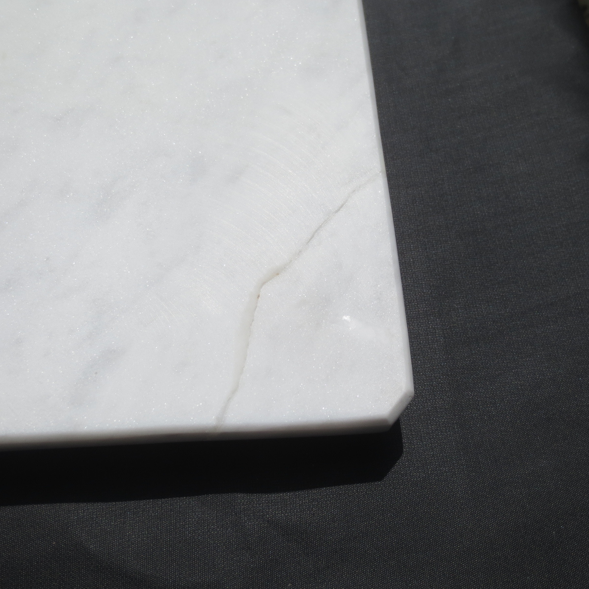 アウトレット品 イタリア産大理石 プレート 石板 板石 ペストリーボード のし板 のし台 【品番：4D】