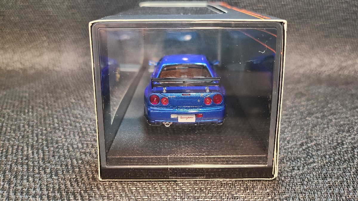 【hpi-racing Tommykaira R（R34）ブルー 1/43 中古美品】_画像5