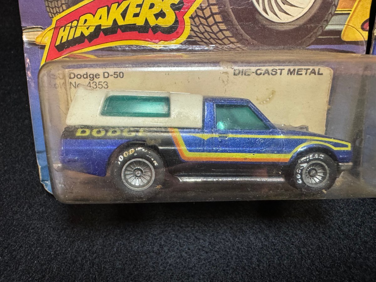 【HOT WHEELS  Real Riders ホットウィール Dodge D-50 BAJA BREAKER 2台 開封 中古 元箱】の画像5