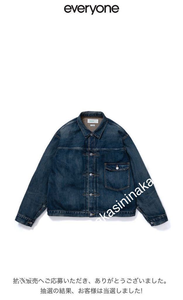 【当選品/新品】24SS A.PRESSE for everyone Vintage 1st Type Denim Jacket 46(M) /アプレッセ エブリワン Gジャン デニム ジャケットの画像7