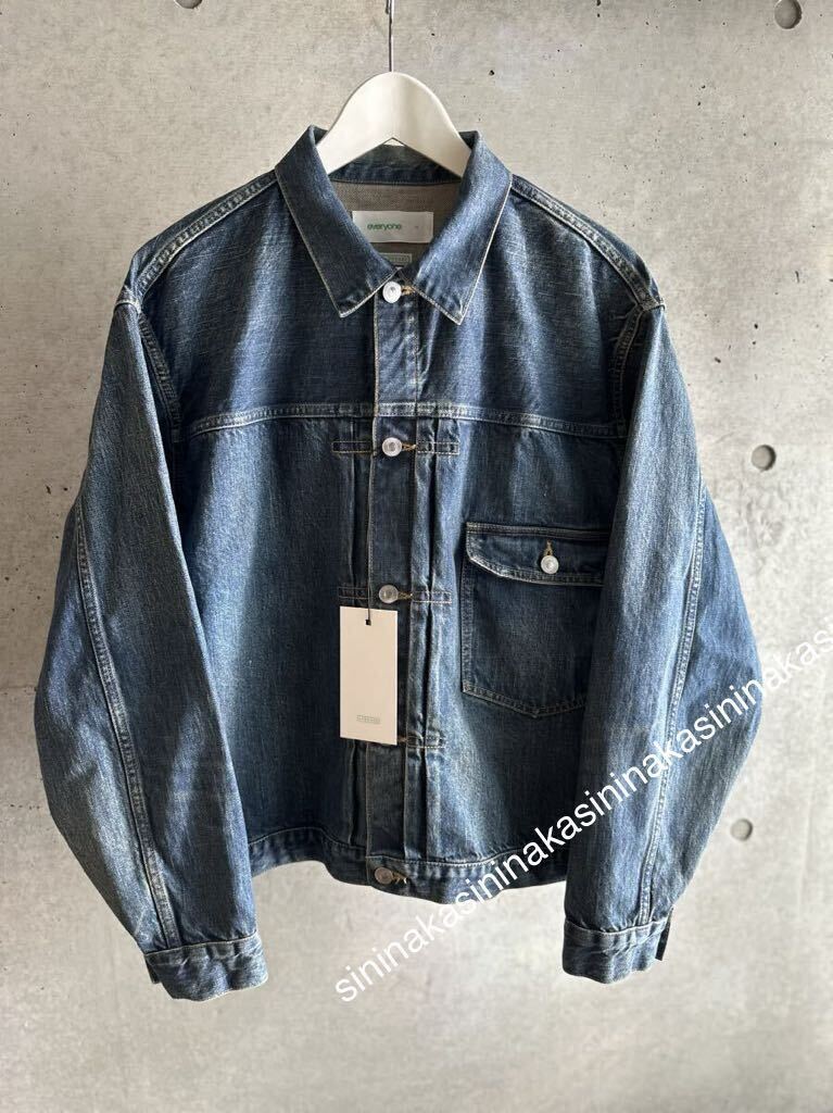 【当選品/新品】24SS A.PRESSE for everyone Vintage 1st Type Denim Jacket 46(M) /アプレッセ エブリワン Gジャン デニム ジャケットの画像2