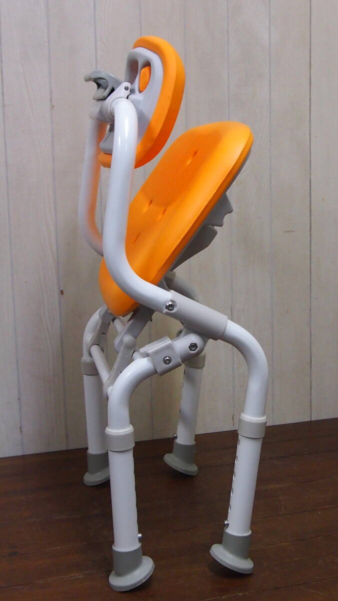  secondhand goods * Panasonic shower chair *PN-L41421*SIAA mold proofing processing * folding type ** orange *404S4-J14262