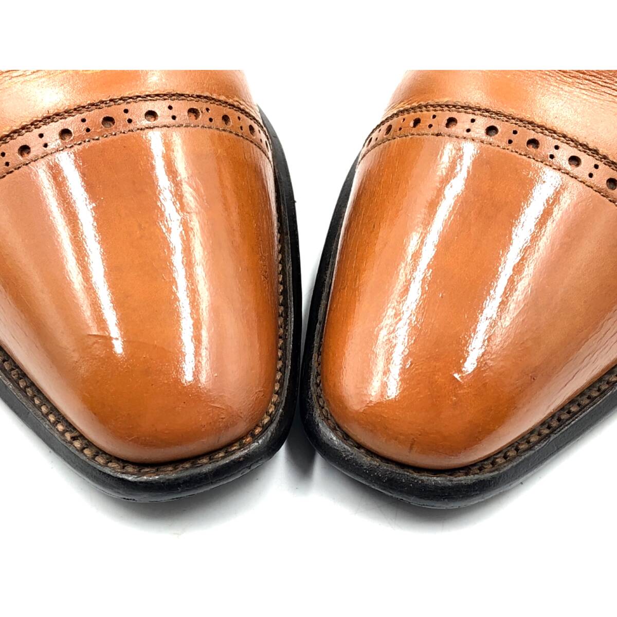 即決 SCOTCH GRAIN スコッチグレイン インペリアル 25.5cmE 948 メンズ レザーシューズ ストレートチップ 茶 ブラウン 革靴 皮靴 ビジネス
