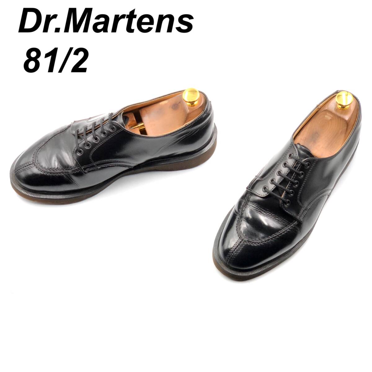 即決 Dr.Martens ドクターマーチン 26.5cm UK8.5 N275 メンズ レザーシューズ Vチップ 黒 ブラック 革靴 皮靴 ビジネスシューズ