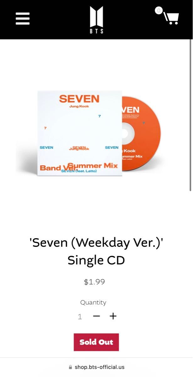 ジョングク Seven CD remix