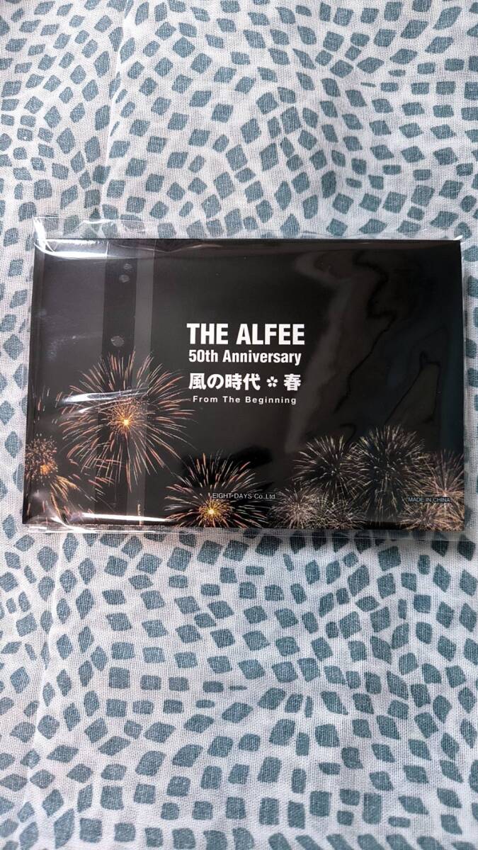 THE ALFEE 50th Anniversary 風の時代・春 From The Beginning　リストバンド・ご当地 ペナントキーホルダー（4/15）・Ｔシャツ（Ｌ）_画像4