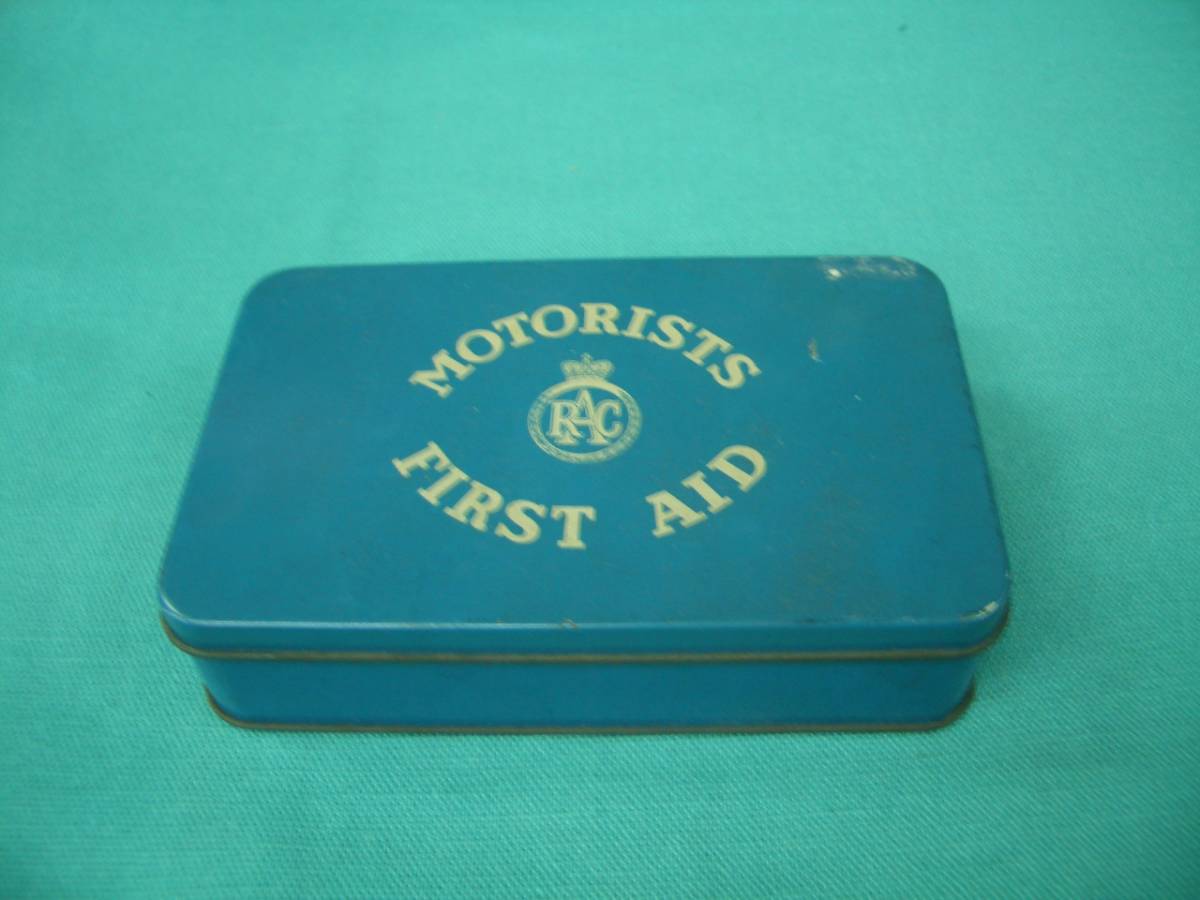 【保存版】 RAC Vintage Motorists ドライバー救急セット Club Automobile Royal Tin, Aid First 自動車