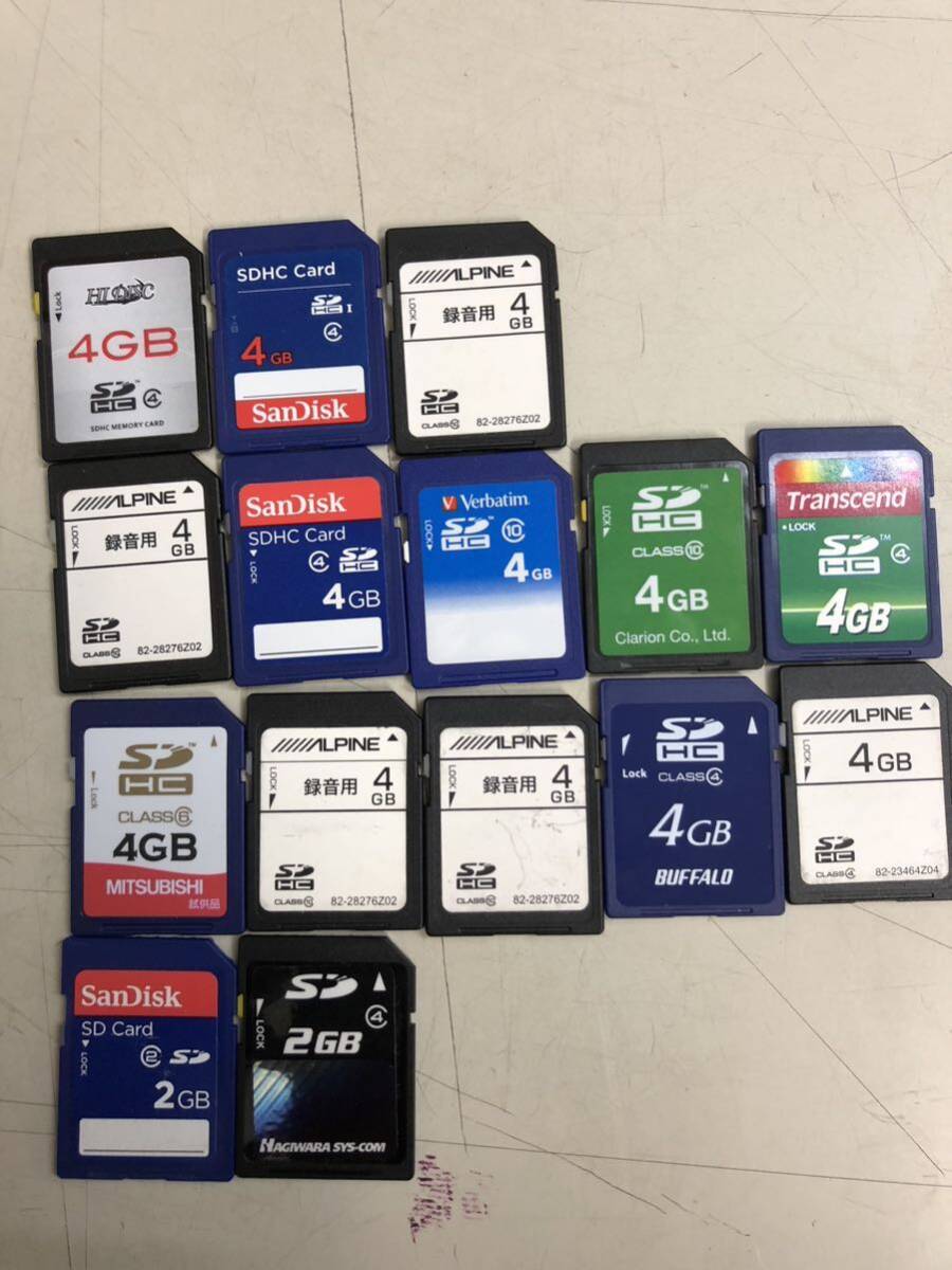 SDカード 中古 2GB〜64GB 96枚セット ジャンク？ 売り切りの画像4