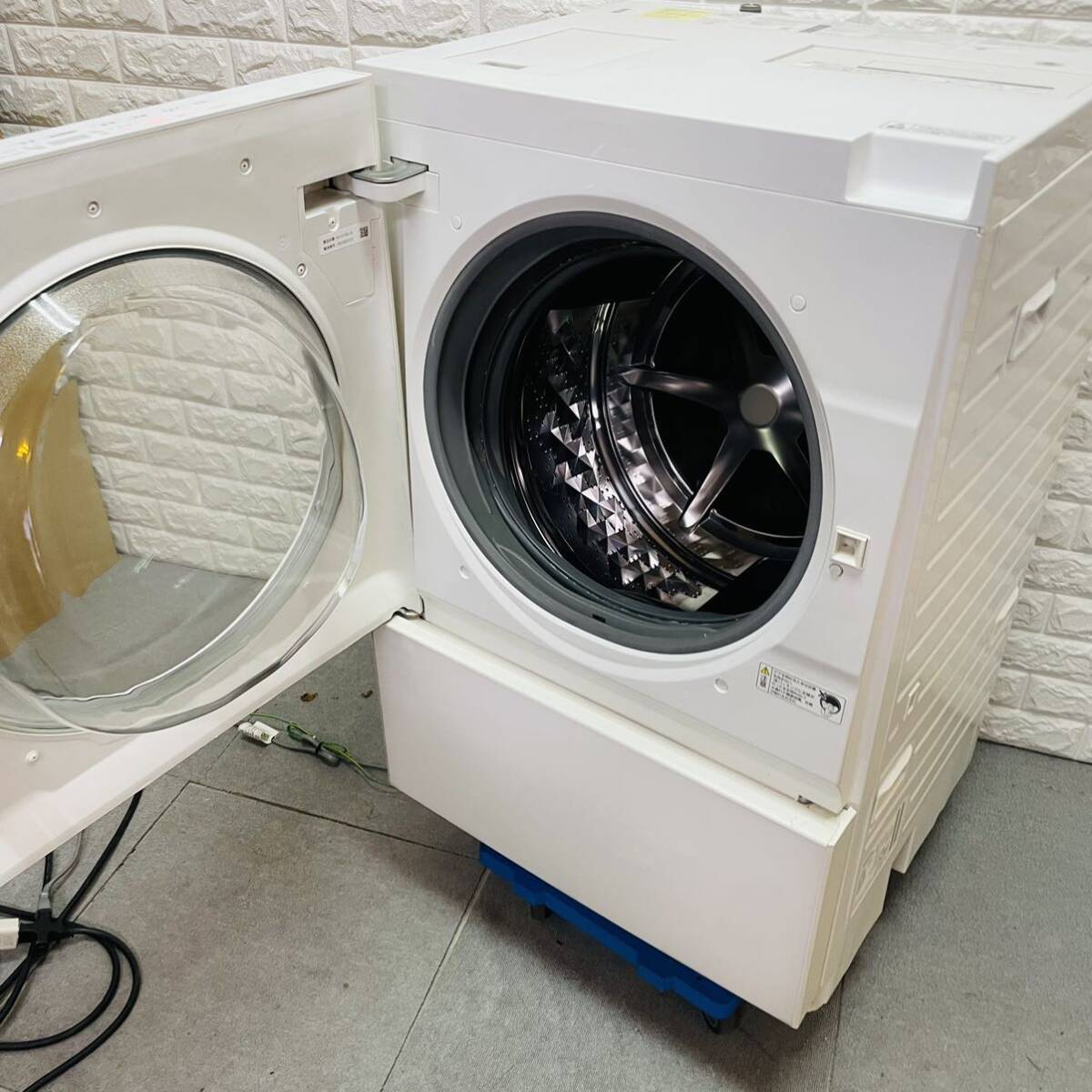 1円スタート2019年製Panasonic Cuble ドラム式洗濯乾燥機 NA-VG740左開き 直接手渡し可能の画像5