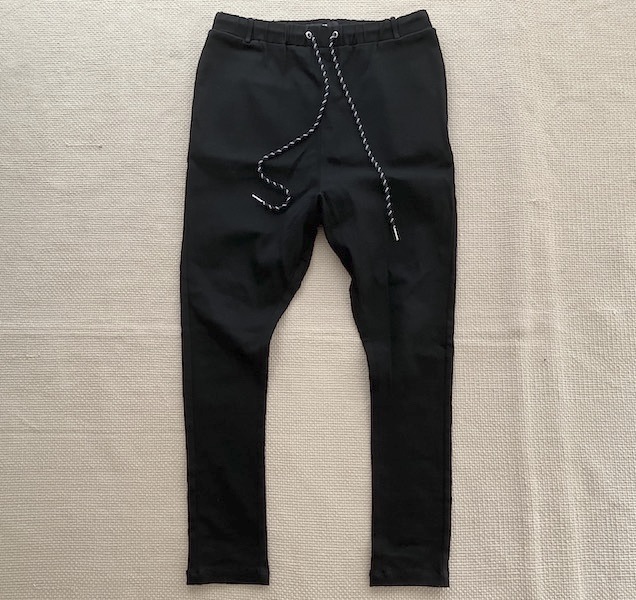  prompt decision very beautiful condition CAMBIO can bio stretch sarouel pants black L size 