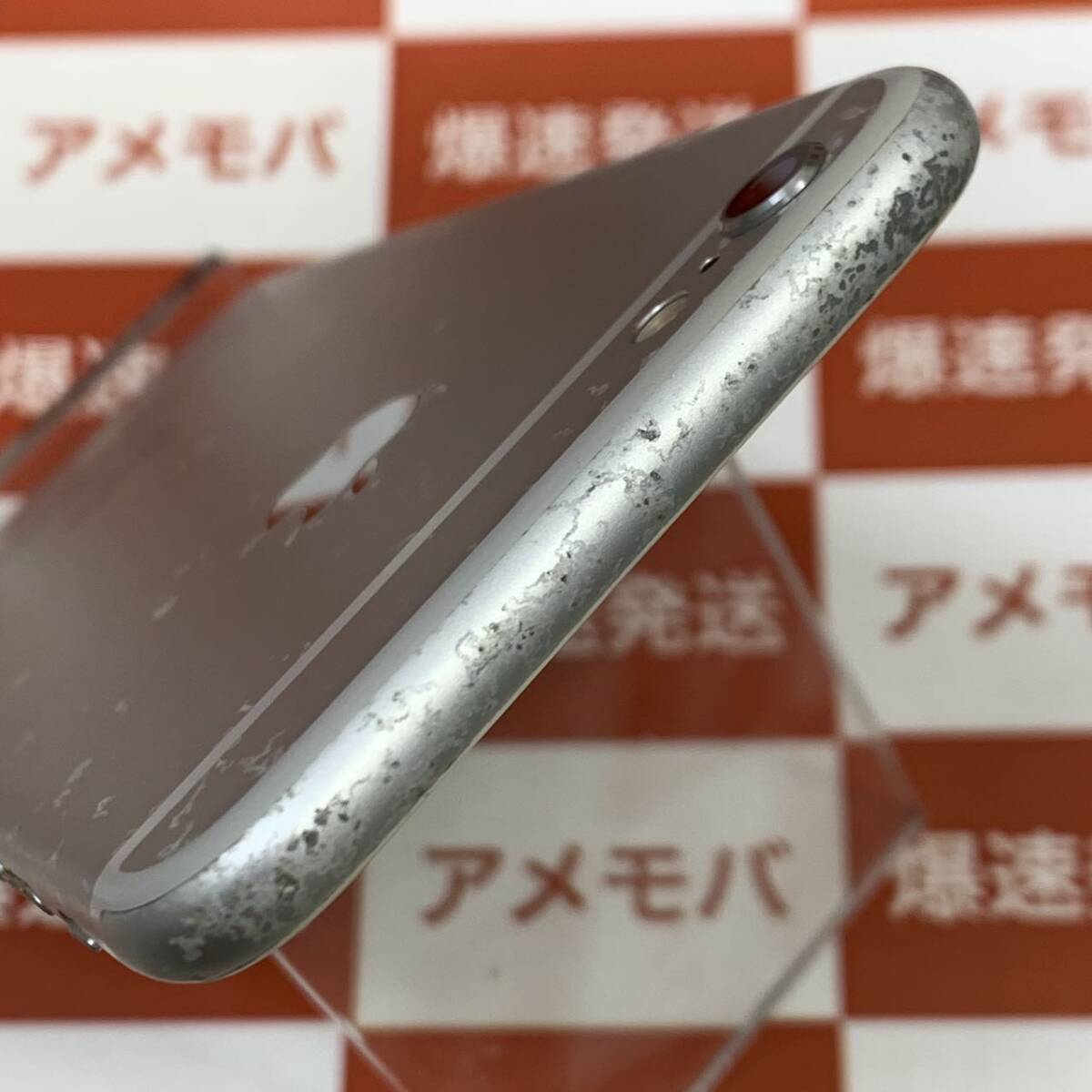 爆速発送 ジャンク品 iPhone6s 64GB AU版SIMフリー シルバー MKQP2J/A ホームボタン使用不可、電池がサービス状態になっているの画像5