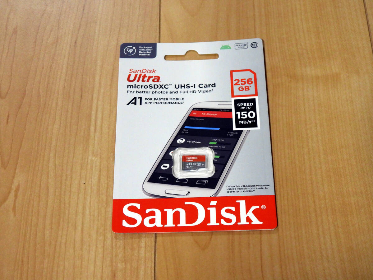 新品未使用 マイクロSDカード 256GB サンディスク 150mb/s 高速 送料無料 sandisk microSDカード ニンテンドースイッチ 即決 _画像2