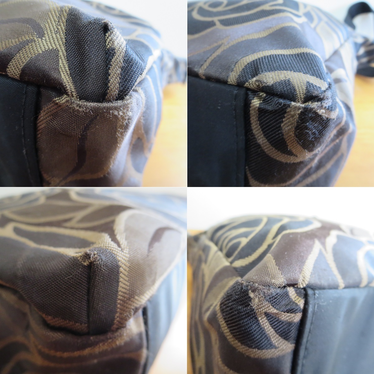 PAN CREATION（パン・クリエーション）シャーロットショルダーバッグ ブラック 日本製 ジャガード織 軽量 コンパクトで大容量 旅行にも♪_画像8