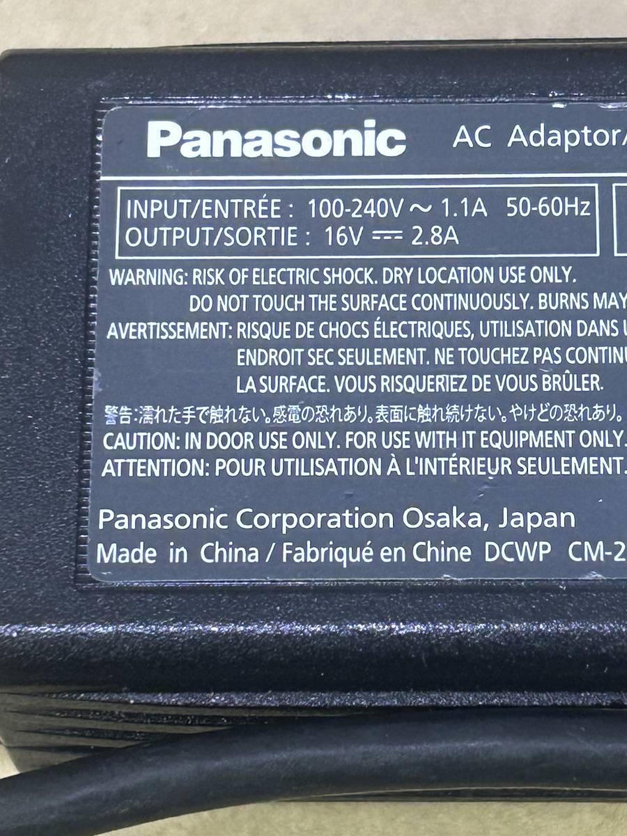 Panasonic ACアダプタ CF-AA62J2C M5 16V 2.8A 外径5.5 内径2.6 (6の画像3