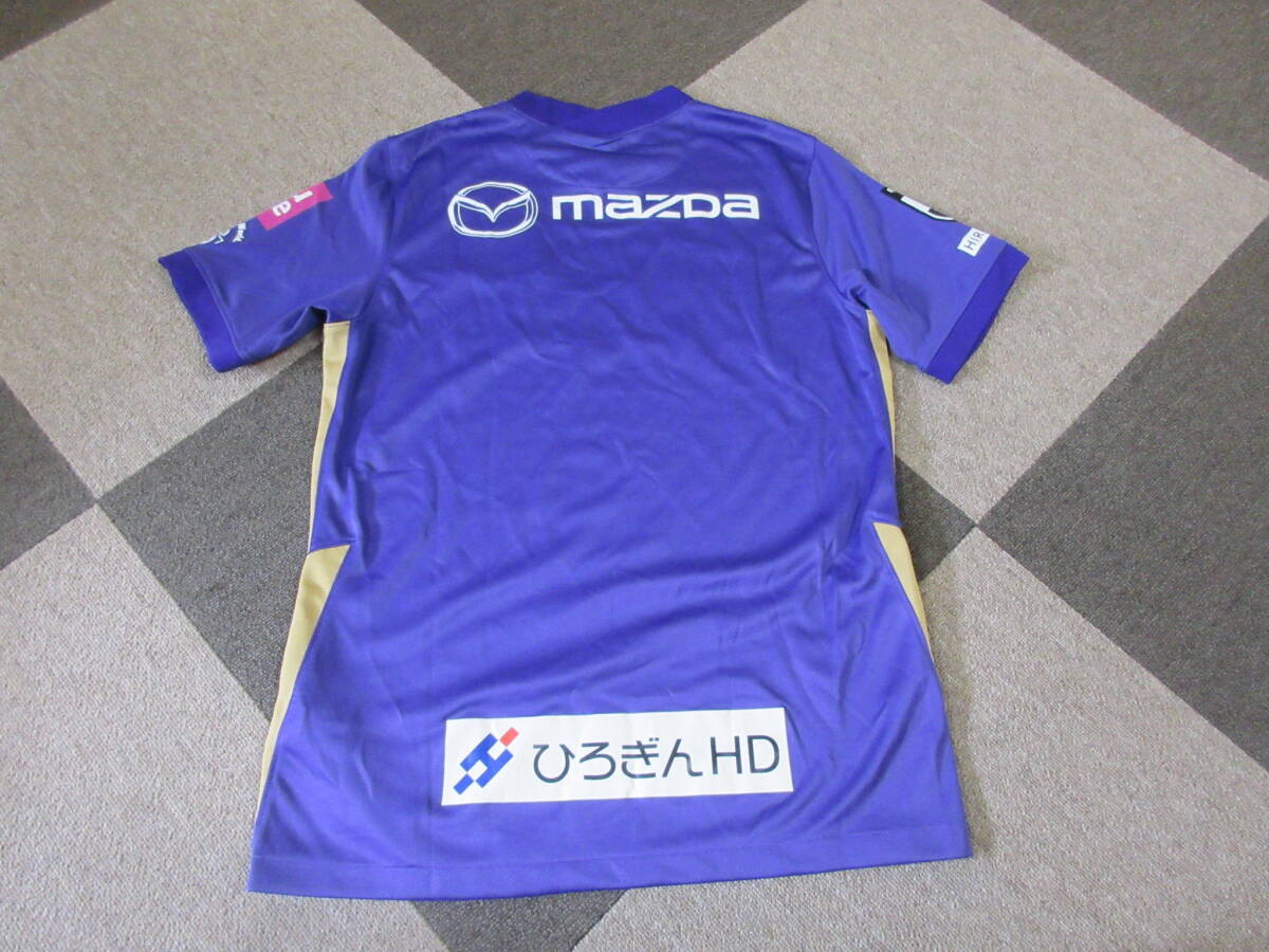 NIKE サンフレッチェ広島 ユニフォーム L 紫 ナイキ Edion Jリーグ サッカー ゲームシャツ フットボール フットサル_画像2