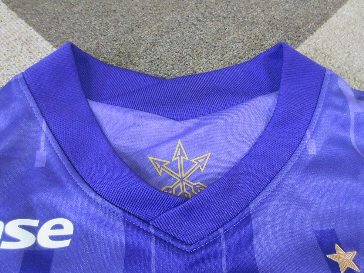 NIKE サンフレッチェ広島 ユニフォーム L 紫 ナイキ Edion Jリーグ サッカー ゲームシャツ フットボール フットサル_画像3