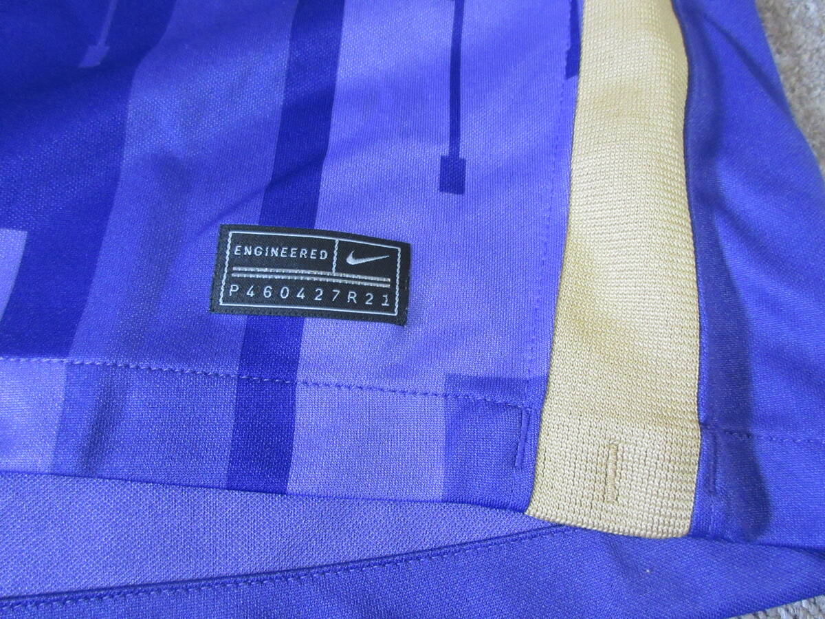 NIKE サンフレッチェ広島 ユニフォーム L 紫 ナイキ Edion Jリーグ サッカー ゲームシャツ フットボール フットサル_画像7