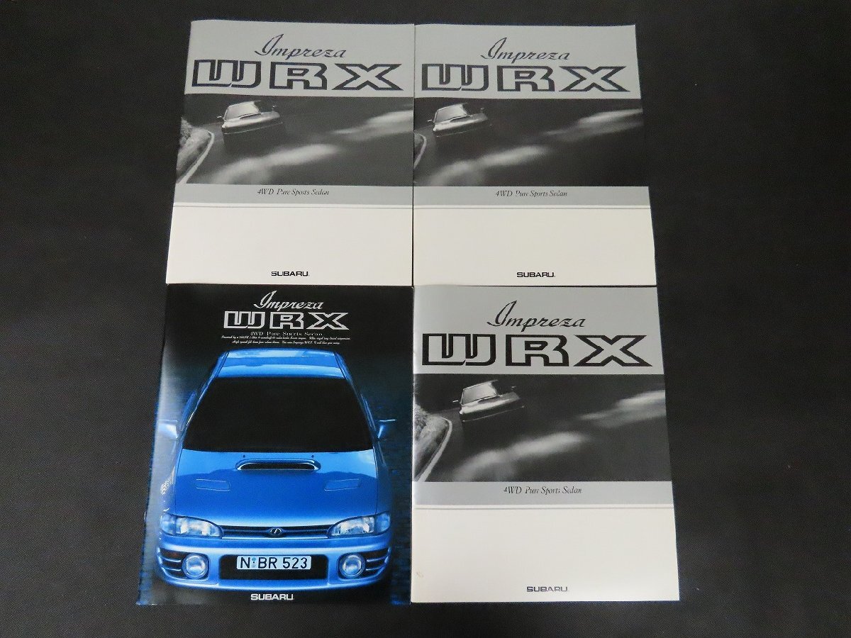 ◇Y138/SUBARU IMPREZA カタログまとめ /WRX/インプレッサ/スバル/旧車カタログ/1円～の画像5