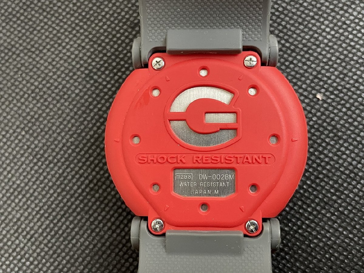 ◇KP003/CASIO カシオ G-SHOCK Gショック DW-002BM/電池切・動作未確認/1円～_画像6