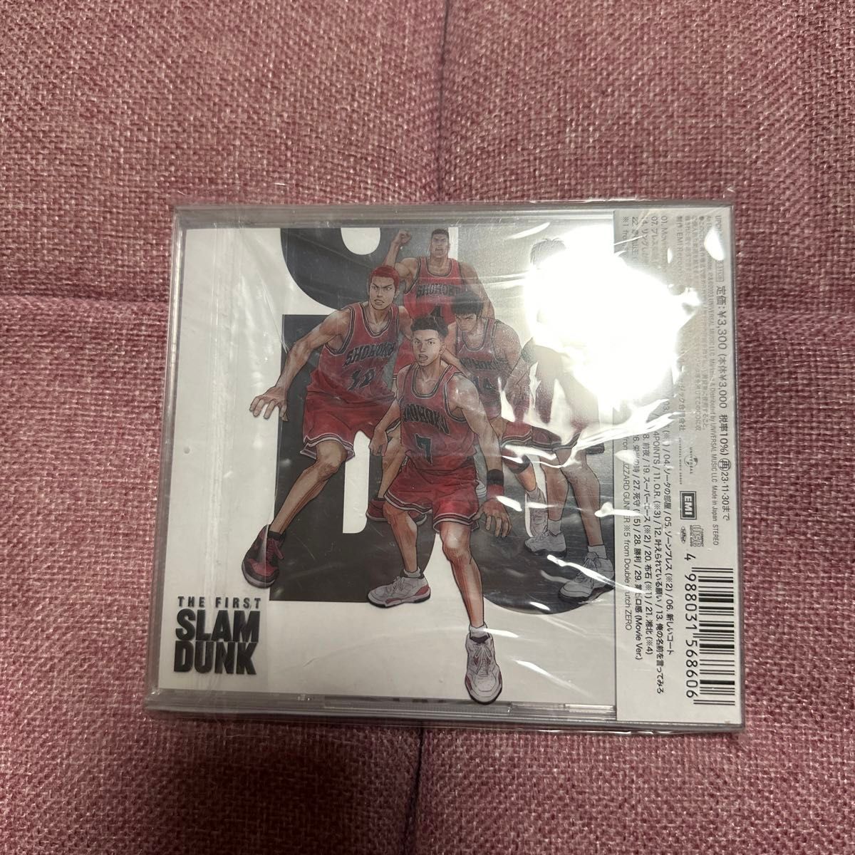 (初回プレス) 三方背クリアケース ブックレット CD 『THE FIRST SLAM DUNK』 オリジナルサウンドトラック