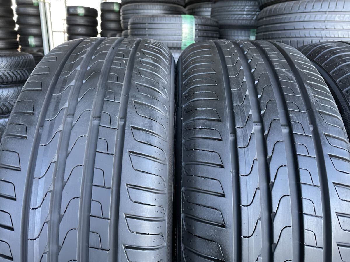 R-699　８分山♪205/50R17　ピレリ　CintuRato P7★2021年製　４本★検品済　直接手渡し、タイヤ交換可能！！_画像2