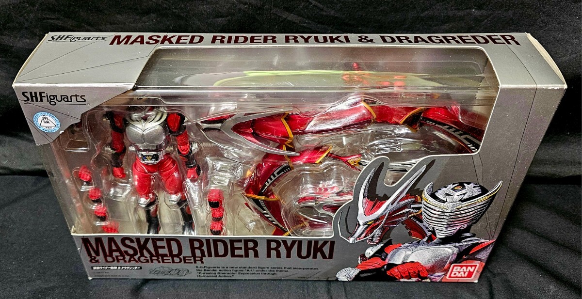  Kamen Rider Dragon Knight S.H.Figuarts Kamen Rider Dragon Knight & drag reda-[ нераспечатанный не использовался товар ] Bandai 