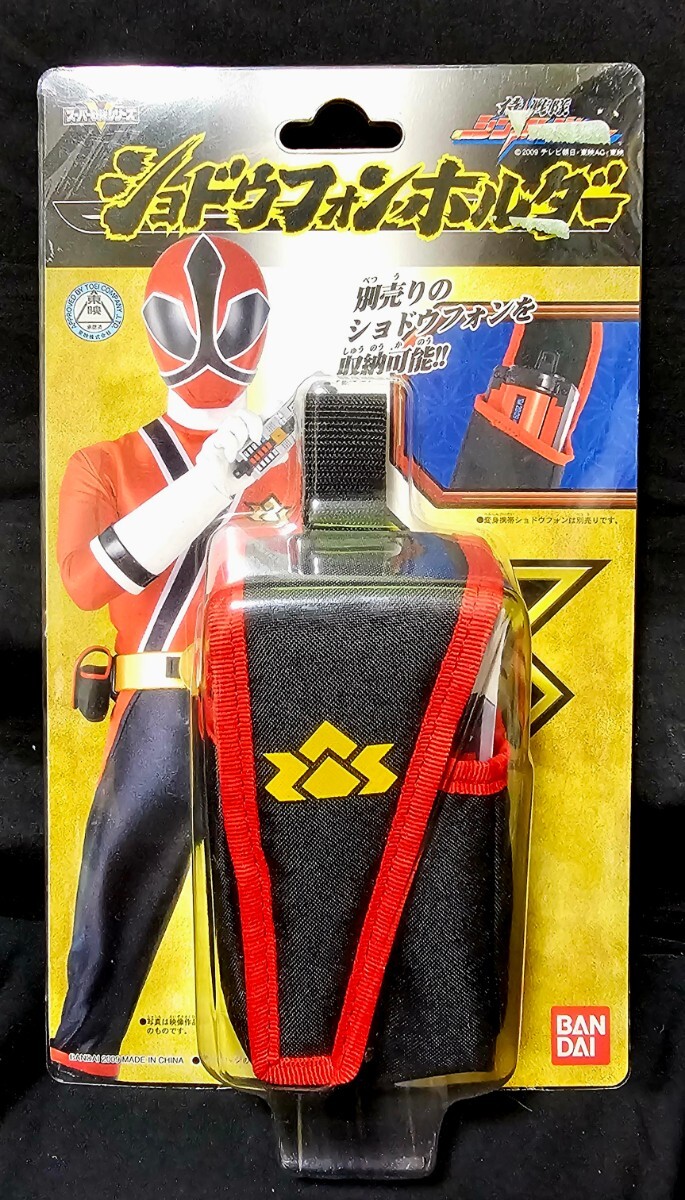  Samurai Squadron Shinkenger shodou phone держатель [ не использовался товар ] Bandai подлинная вещь 