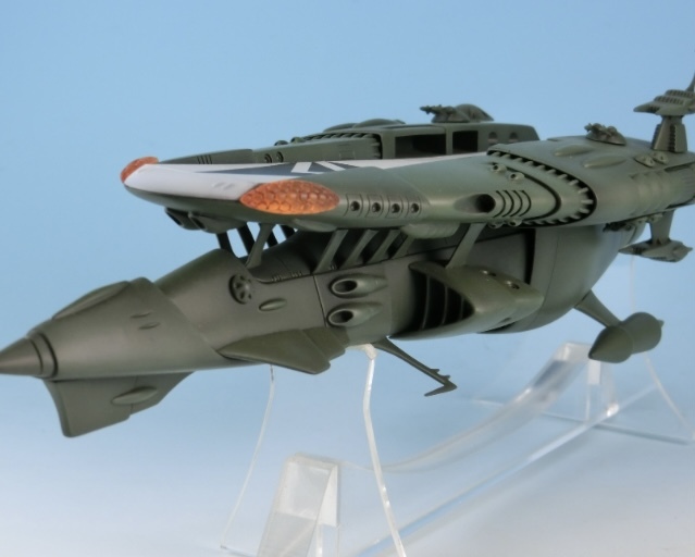 トレフェス オンライン 14 TFO14 K2M 1/1000 高速中型空母 ナスカ さらば宇宙戦艦ヤマト トレジャーフェスタ クリアパーツ変色有 初代組_画像1