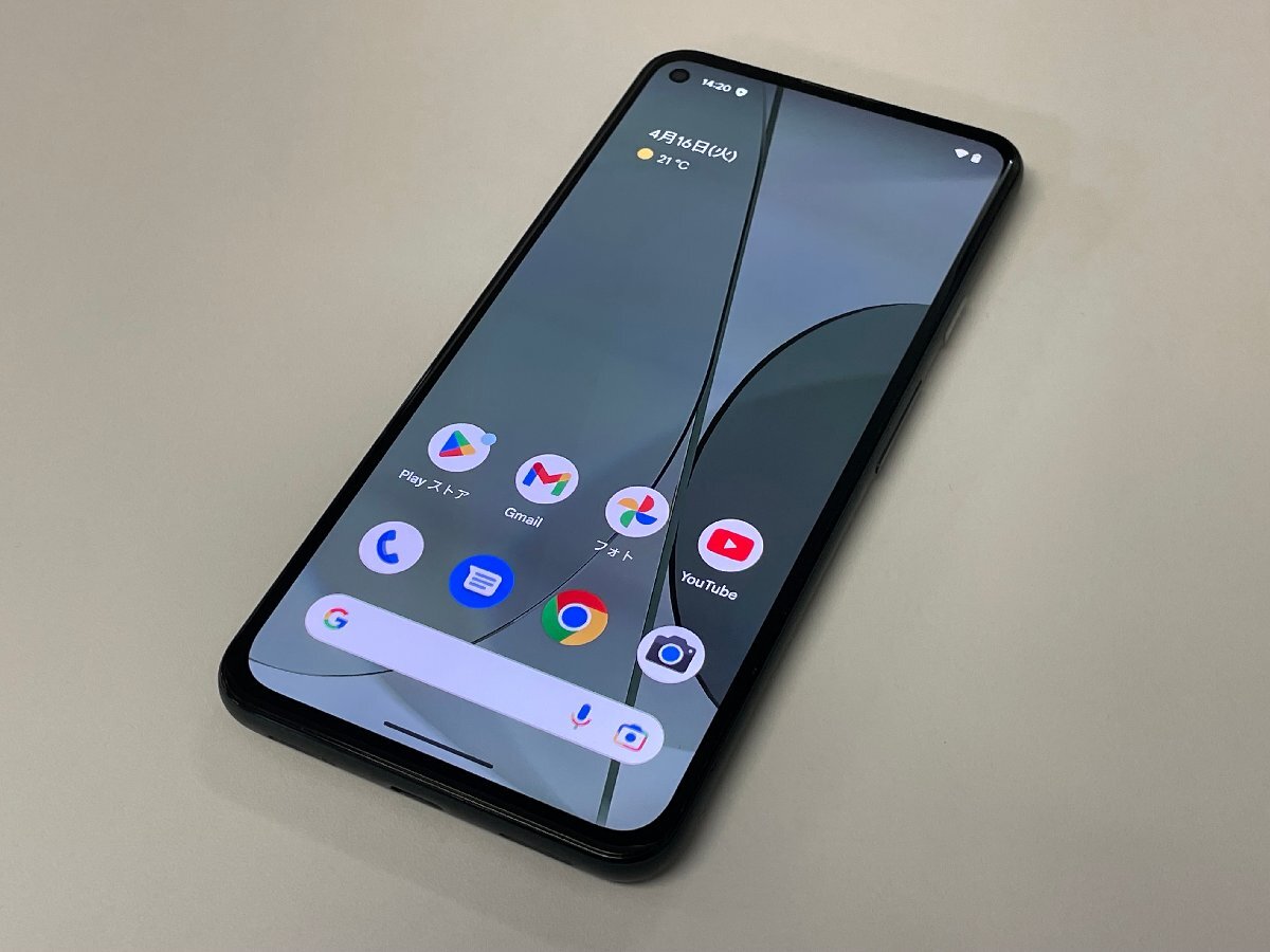 softbank Google Pixel 5a (5G) Mostly Black SIMロック解除済の画像1