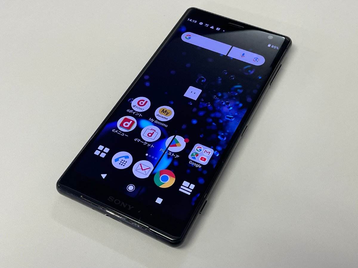 docomo Sony Ericsson Xperia XZ2 SO-03K Liquid Black SIMロック解除済の画像1